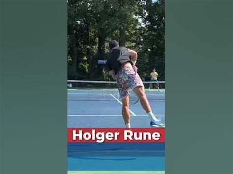 Holger rune execute leisurely motion